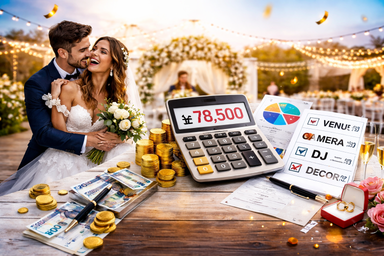 מחשבון תקציב חתונה 2026 – בדקו כמה החתונה שלכם צפויה לעלות