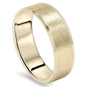 דרך הזהב-mens-yellow-gold-wedding-band-14-karat-ring-6mm-flat-brushed-6